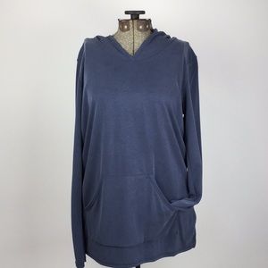 NWT Honey&Lace Carmel Denim Colored Hoodie Medium